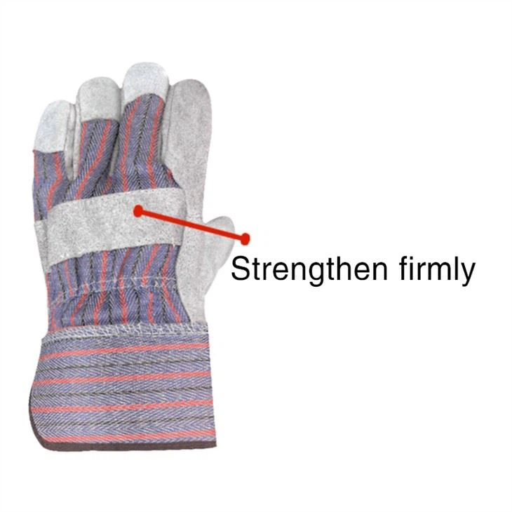 Long Cuff Leather Work Gloves