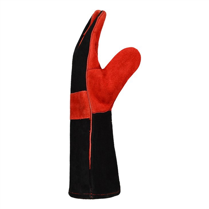 Leather Safety Industrial Cutting And Welding Resistant Gloves